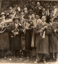 Osadská kapela okolo 1950