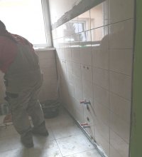 Modernizácia interiéru domu služieb - kaderníctvo
