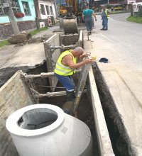 Vybudovanie časti kanalizácie