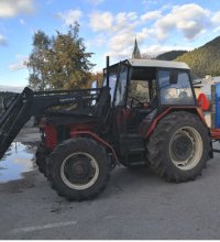 Zakúpenie traktora ZETOR 7742 s radlicou , čelným nakladačom a mulčovačom