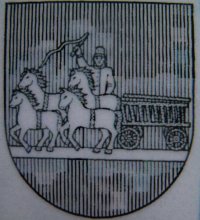 Erb obce v heraldickom šrafovaní